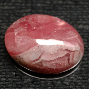 8.43 ct Multicolor Rhodochrosite Stone, Natural Rhodochrosite in Oval Cabochon Shape for Sale