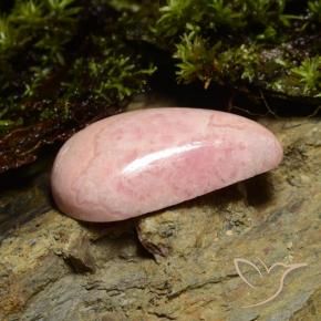 Rhodochrosite Gemstone in 23.7 x 14.4 mm Size for Sale, Rhodochrosite Stone in Rose Pink Color