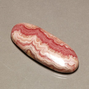 29.84 ct Multicolor Rhodochrosite Gemstone, Rhodochrosite Gem in Fancy Cabochon Shape for Sale.