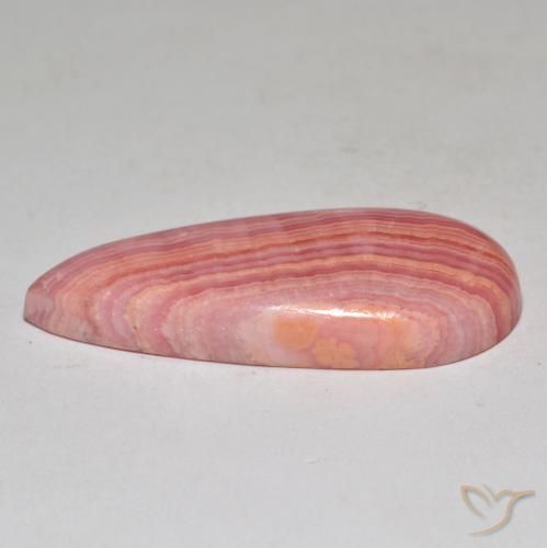 Rhodochrosite Gemstone in 34.2 x 16.1 mm Size for Sale, Rhodochrosite Stone in Multicolor Color