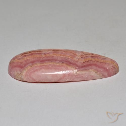 Rhodochrosite Gemstone in 30.3 x 15.6 mm Size for Sale, Rhodochrosite Stone in Multicolor Color