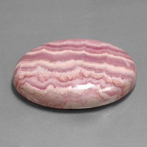 35.26 ct Multicolor Rhodochrosite Stone, Natural Rhodochrosite in Oval Cabochon Shape for Sale