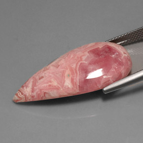 Rhodochrosite Gemstone in 31.3 x 16.5 mm Size for Sale, Rhodochrosite Stone in Multicolor Color