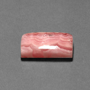 6.37 ct Multicolor Rhodochrosite Stone, Natural Rhodochrosite in Baguette Cabochon Shape for Sale