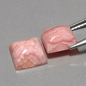 Rhodochrosite Gemstone in 8.3 x 8.2 mm Size for Sale, Rhodochrosite Stone in Multicolor Color