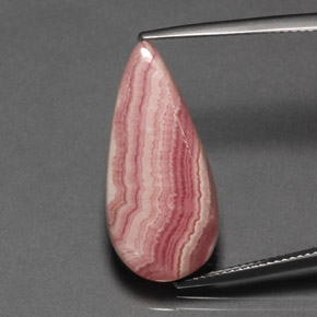 14.00 ct Multicolor Rhodochrosite Stone, Natural Rhodochrosite in Pear Cabochon Shape for Sale