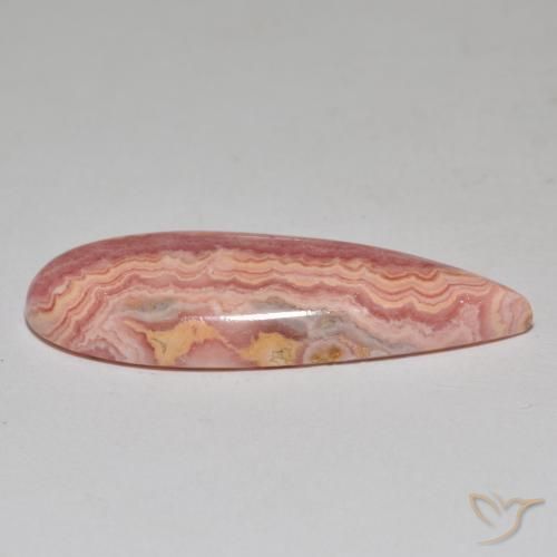 Rhodochrosite Gemstone in 33 x 13.6 mm Size for Sale, Rhodochrosite Stone in Multicolor Color