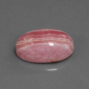 6.80 ct Multicolor Rhodochrosite Stone, Natural Rhodochrosite in Oval Cabochon Shape for Sale