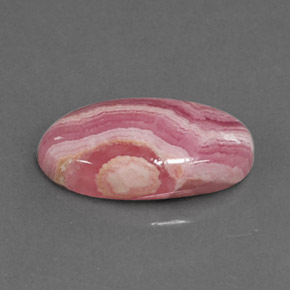 4.19 ct Multicolor Rhodochrosite Stone, Natural Rhodochrosite in Oval Cabochon Shape for Sale
