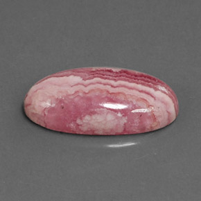 5.85 ct Multicolor Rhodochrosite Stone, Natural Rhodochrosite in Oval Cabochon Shape for Sale