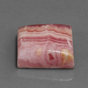 8.90 ct Multicolor Rhodochrosite Gemstone, Rhodochrosite Gem in Baguette Cabochon Shape for Sale.