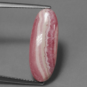 11.04 ct Pink Rhodochrosite Stone, Natural Rhodochrosite in Oval Cabochon Shape for Sale