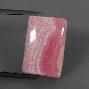 10.04 ct Multicolor Rhodochrosite Stone, Natural Rhodochrosite in Baguette Cabochon Shape for Sale