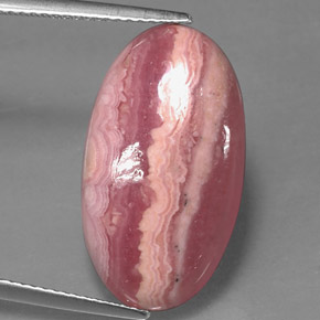 10.26 ct Multicolor Rhodochrosite Gemstone, Rhodochrosite Gem in Oval Cabochon Shape for Sale.