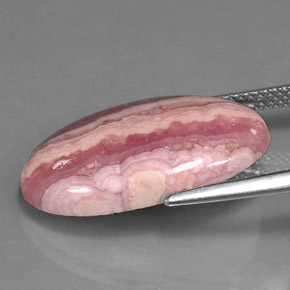 Rhodochrosite Gemstone in 21.7 x 12.3 mm Size for Sale, Rhodochrosite Stone in Multicolor Color