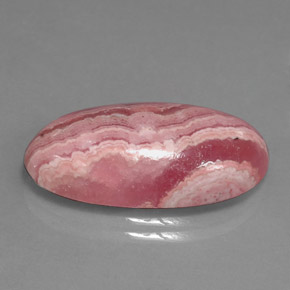 15.90 ct Multicolor Rhodochrosite Gemstone, Rhodochrosite Gem in Oval Cabochon Shape for Sale.