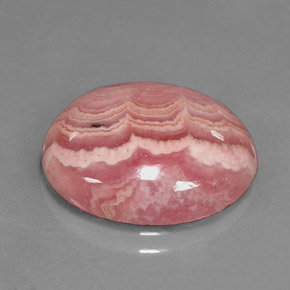 10.03 ct Multicolor Rhodochrosite Gemstone, Rhodochrosite Gem in Oval Cabochon Shape for Sale.
