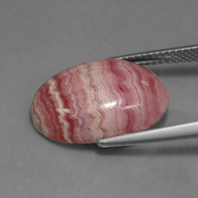 Rhodochrosite Gemstone in 18 x 13 mm (calibrated) Size for Sale, Rhodochrosite Stone in Multicolor Color