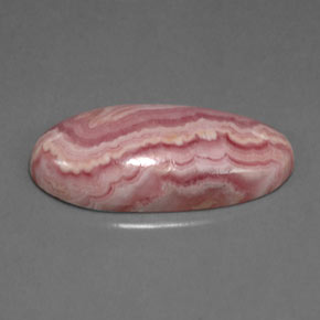 15.40 ct Pink Rhodochrosite Gemstone, Rhodochrosite Gem in Oval Cabochon Shape for Sale.