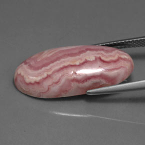 Rhodochrosite Gemstone in 25 x 11.3 mm Size for Sale, Rhodochrosite Stone in Multi Rose Pink Color