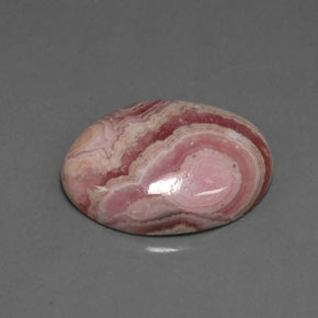 13.31 ct Multicolor Rhodochrosite Gemstone, Rhodochrosite Gem in Oval Cabochon Shape for Sale.