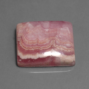16.11 ct Pink Rhodochrosite Stone, Natural Rhodochrosite in Baguette Cabochon Shape for Sale