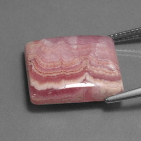 Rhodochrosite Gemstone in 16.6 x 14.7 mm Size for Sale, Rhodochrosite Stone in Multi Rose Pink Color