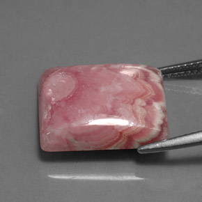Rhodochrosite Gemstone in 16.1 x 13.2 mm Size for Sale, Rhodochrosite Stone in Multi Rose Pink Color