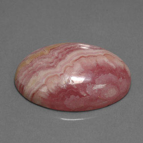 16.89 ct Pink Rhodochrosite Stone, Natural Rhodochrosite in Oval Cabochon Shape for Sale