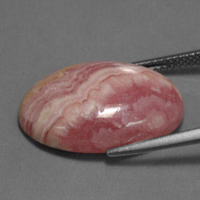 Rhodochrosite Gemstone in 21 x 14 mm Size for Sale, Rhodochrosite Stone in Multi Rose Pink Color