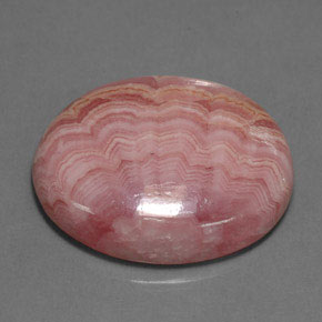 19.99 ct Multicolor Rhodochrosite Stone, Natural Rhodochrosite in Oval Cabochon Shape for Sale