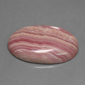19.97 ct Multicolor Rhodochrosite Stone, Natural Rhodochrosite in Oval Cabochon Shape for Sale