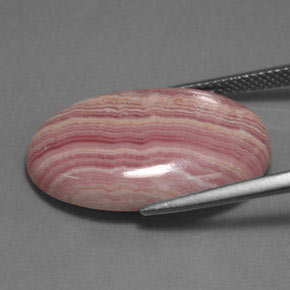 Rhodochrosite Gemstone in 24.6 x 15.8 mm Size for Sale, Rhodochrosite Stone in Multicolor Color