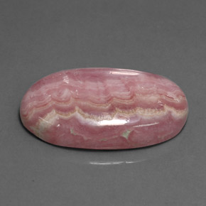 18.74 ct Pink Rhodochrosite Stone, Natural Rhodochrosite in Oval Cabochon Shape for Sale