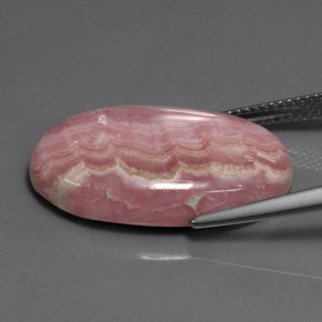 Rhodochrosite Gemstone in 23.6 x 13.7 mm Size for Sale, Rhodochrosite Stone in Multi Rose Pink Color