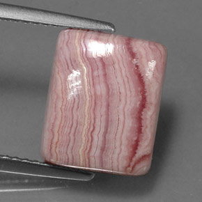 6.95 ct Multicolor Rhodochrosite Gemstone, Rhodochrosite Gem in Baguette Cabochon Shape for Sale.
