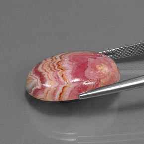 Rhodochrosite Gemstone in 21.3 x 16.4 mm Size for Sale, Rhodochrosite Stone in Multicolor Color