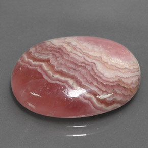 14.12 ct Multicolor Rhodochrosite Stone, Natural Rhodochrosite in Oval Cabochon Shape for Sale