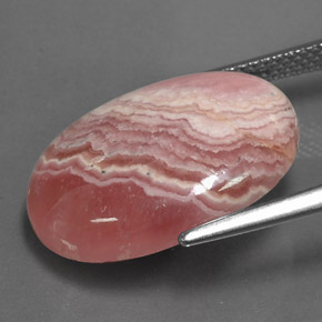 Rhodochrosite Gemstone in 20 x 15 mm (calibrated) Size for Sale, Rhodochrosite Stone in Multicolor Color