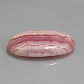 18.47 ct Pink Rhodochrosite Stone, Natural Rhodochrosite in Oval Cabochon Shape for Sale