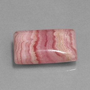 11.95 ct Pink Rhodochrosite Stone, Natural Rhodochrosite in Baguette Cabochon Shape for Sale