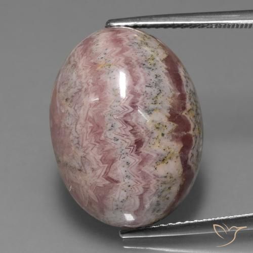 24.78 ct Oval Rhodochrosite, 19.8 x 15 mm From South Africa, Photo A