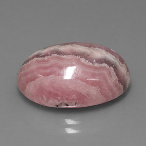 15.61 ct Multicolor Rhodochrosite Stone, Natural Rhodochrosite in Oval Cabochon Shape for Sale