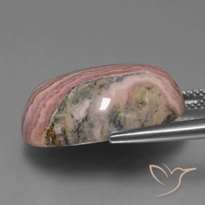 Rhodochrosite Gemstone in 20.8 x 16 mm Size for Sale, Rhodochrosite Stone in Multicolor Color