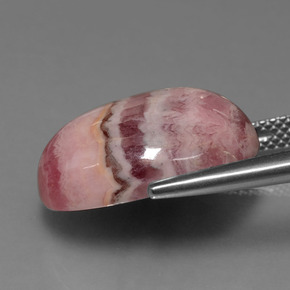Rhodochrosite Gemstone in 18 x 13 mm (calibrated) Size for Sale, Rhodochrosite Stone in Multicolor Color