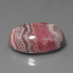 26.95 ct Multicolor Rhodochrosite Stone, Natural Rhodochrosite in Oval Cabochon Shape for Sale