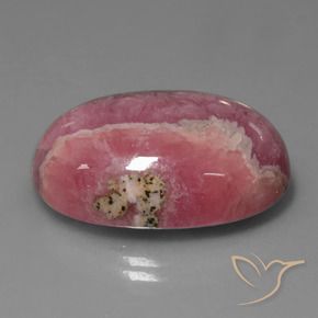 42.51 ct Multicolor Rhodochrosite Stone, Natural Rhodochrosite in Oval Cabochon Shape for Sale