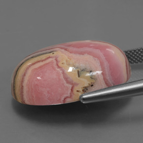 Rhodochrosite Gemstone in 23.6 x 16.8 mm Size for Sale, Rhodochrosite Stone in Multicolor Color