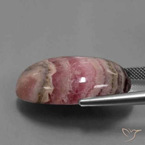 Rhodochrosite Gemstone in 27 x 20 mm (calibrated) Size for Sale, Rhodochrosite Stone in Multicolor Color