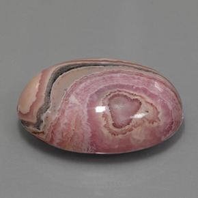 51.53 ct Multicolor Rhodochrosite Stone, Natural Rhodochrosite in Oval Cabochon Shape for Sale